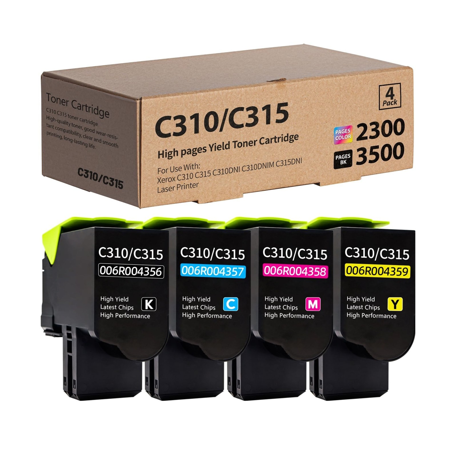 C310 C315 Toner Cartridge Replacement for Xerox C310 C315 Toner 006R04356 006...