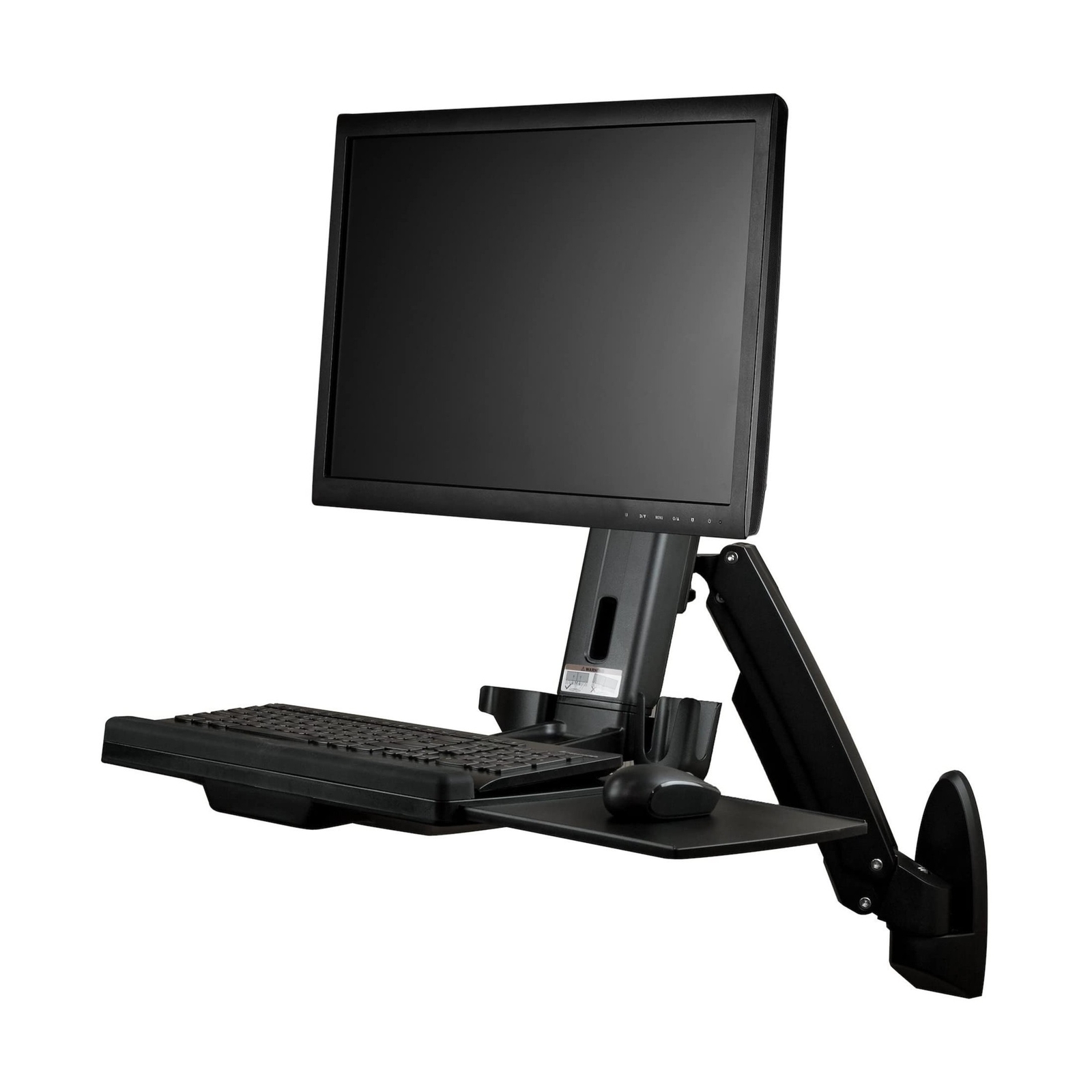 StarTech.com Wall Mount Workstation - Articulating Full Motion Standing Desk ...