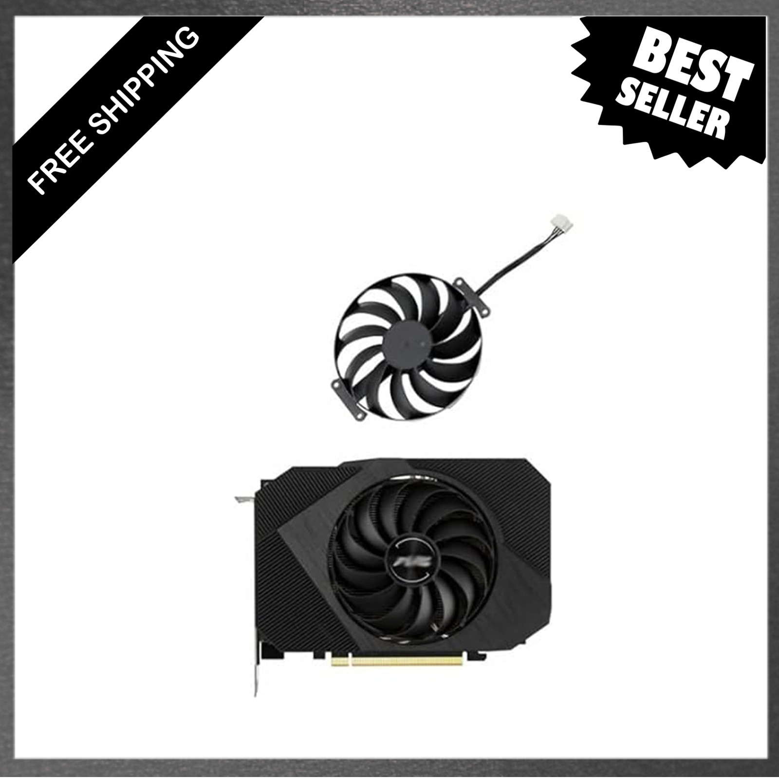 GPU Fan Replacement for ASUS Phoenix RTX 3060 12GB 3050 8GB 95mm Cooling Fan