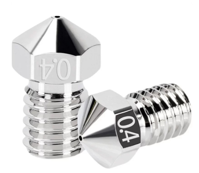 E3D V6 copper-coated nozzle for high-temperature resistant extrusion head