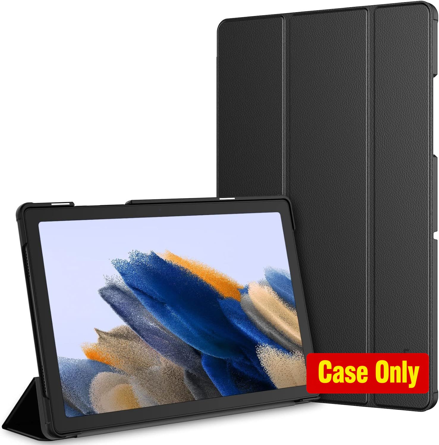 Protective Slim Stand Case for Samsung Galaxy Tab A8 10.5-Inch 2022 - Black