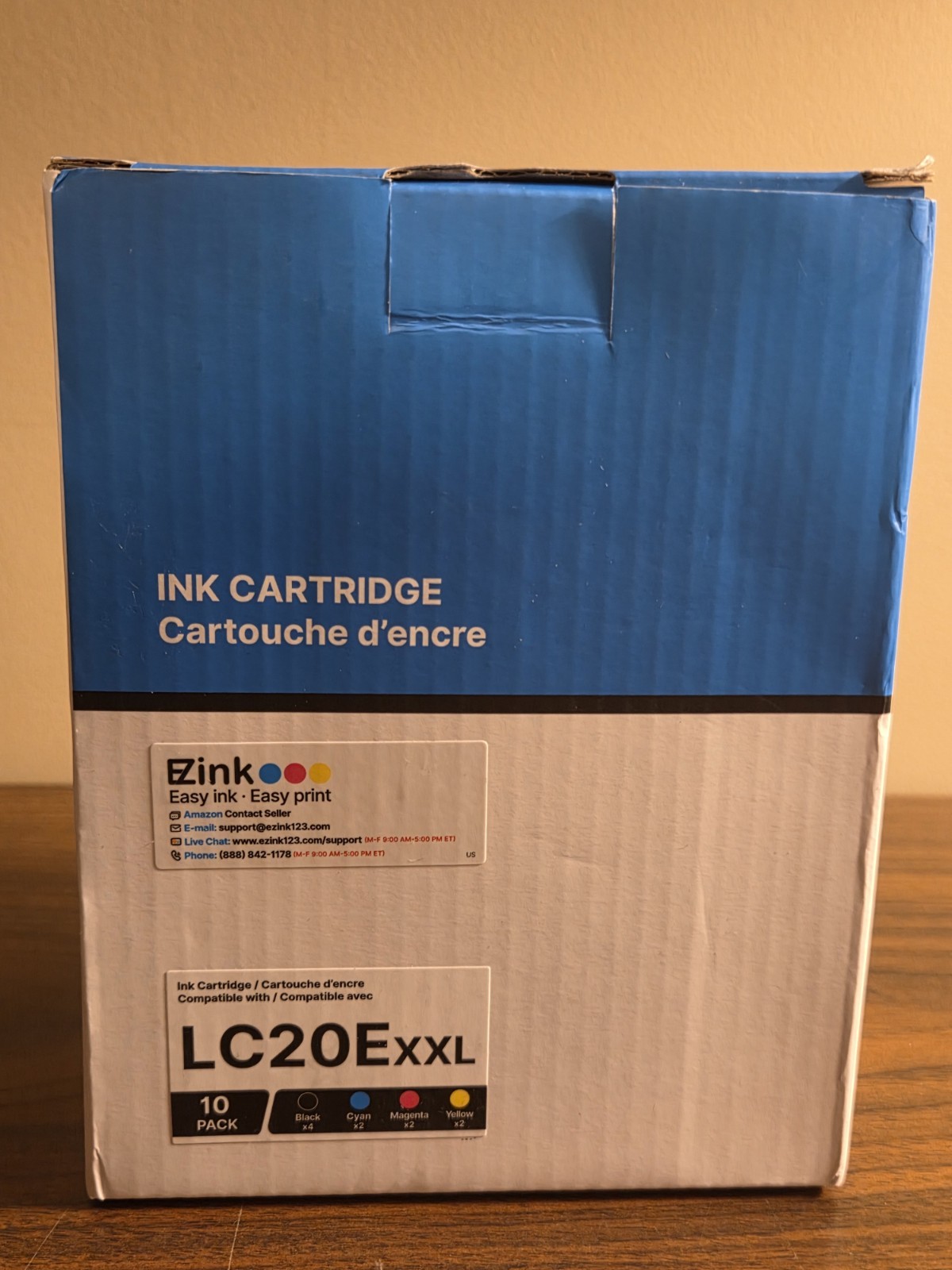 E-Z Ink LC20ExxL LC20E XXL Compatible for Brother LC20E 10-Pack BK/C/M/Y Inkjet