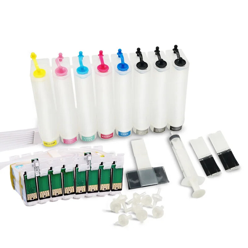  9 Color/set T0870 - T0879 Ink CISS For Eps R1900 Printer