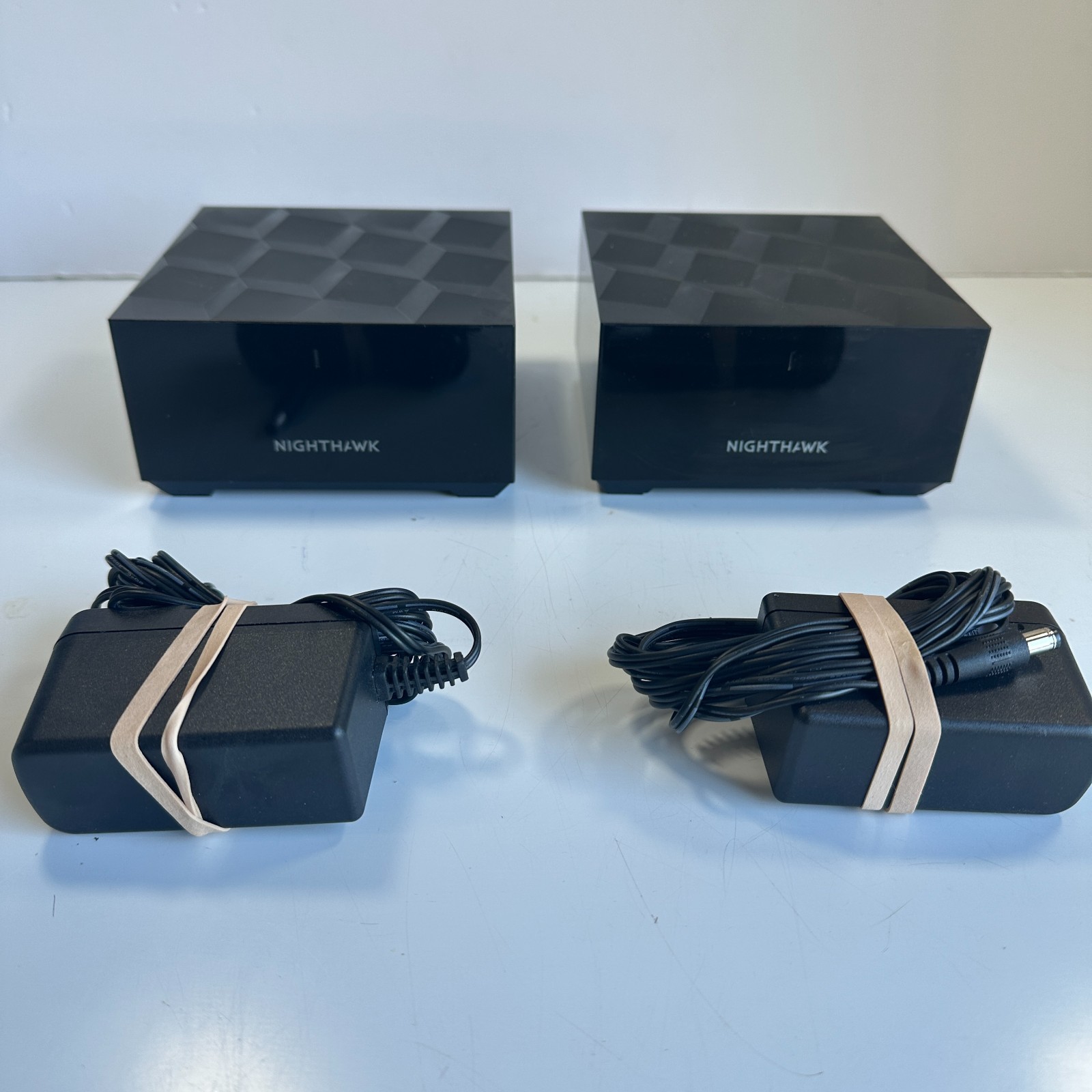 LOT OF 2 - Netgear Nighthawk Mesh WiFi 6 MR60 Router with MS60 Satellite