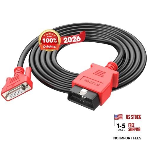 Original OBD2 Main Test Cable,16 Pin 3-Row OBDII Diagnostic Connector | Only