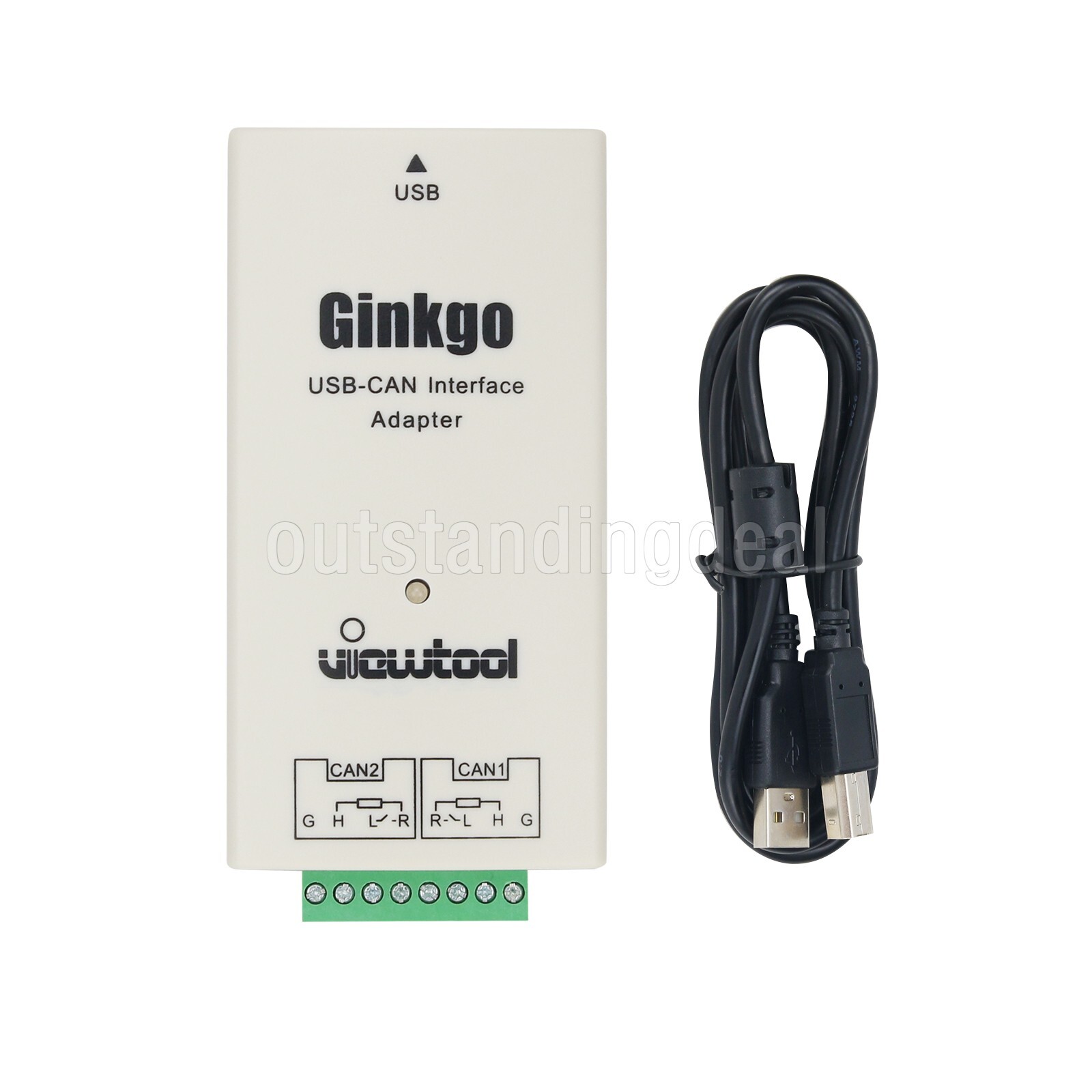 For ViewTool Ginkgo VTG203B USB To CAN Adapter For Windows Linux Mac OS Android