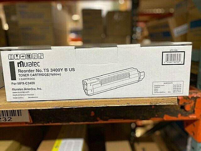 MURATEC GENUINE TS3400Y YELLOW TONER FOR MFX-C3400
