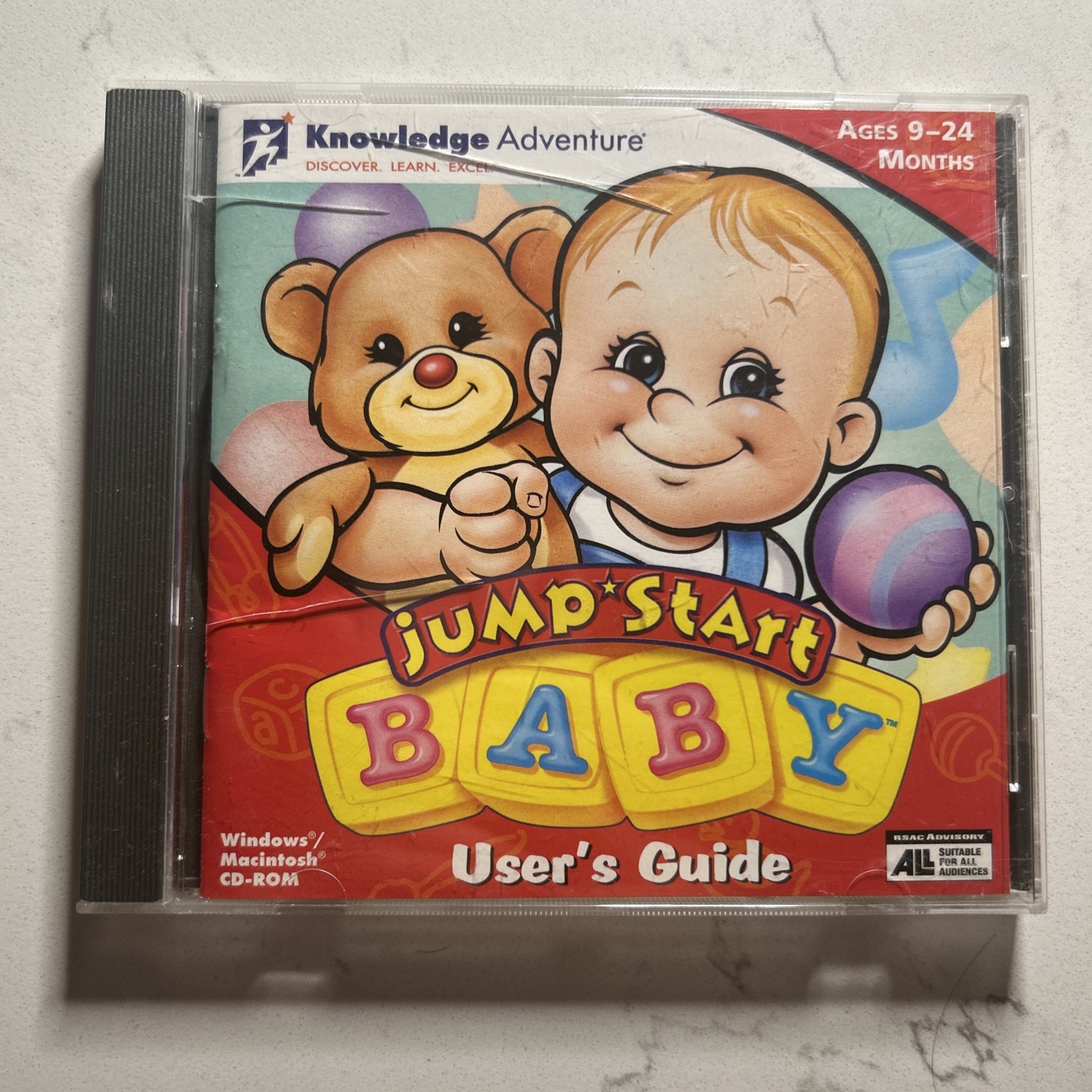 Jump Start Baby 9-24 Months Knowledge Adventure Windows PC / Mac CD-ROM
