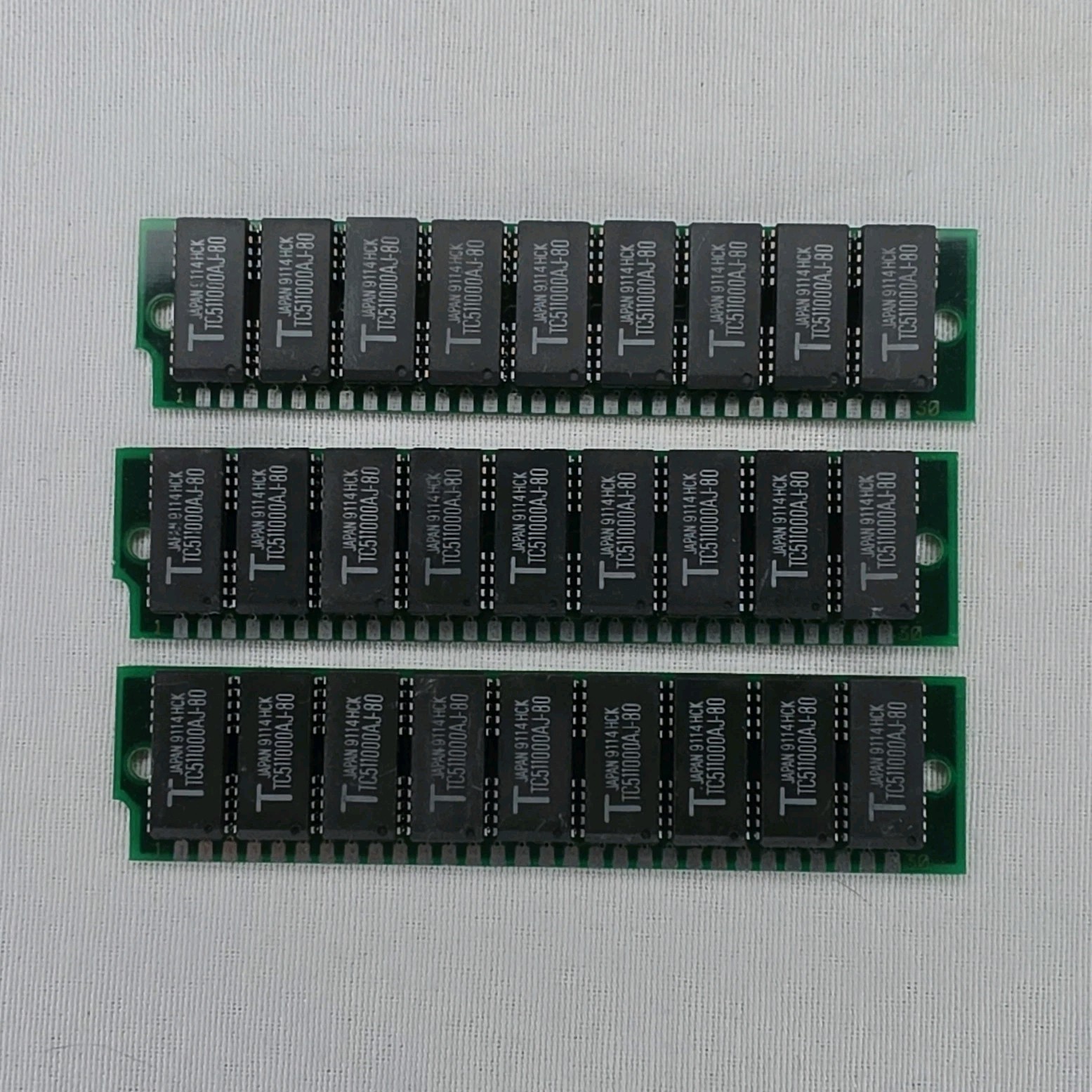 Century 3MB FPM SIMM 30-Pin Parity RAM 3x1MB TC511000AJ-80 TPB-J.V0