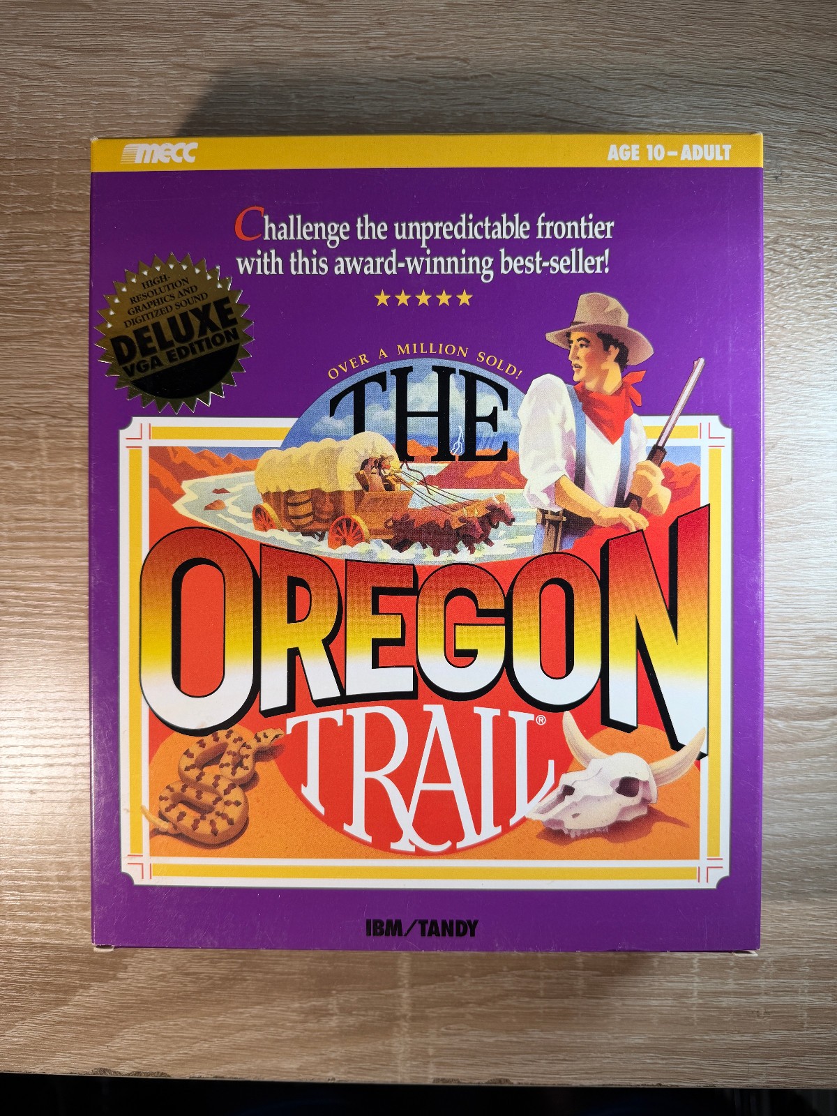 The Oregon Trail Deluxe VGA Edition MECC IBM/Tandy 3.5" Floppy Disks w/ Box