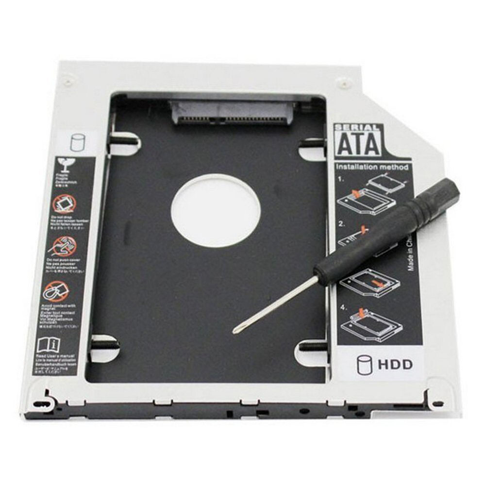 2nd HD HDD SSD Hard Drive Caddy Adapter for Macbook Pro 2009 2010 2011 2012 2013