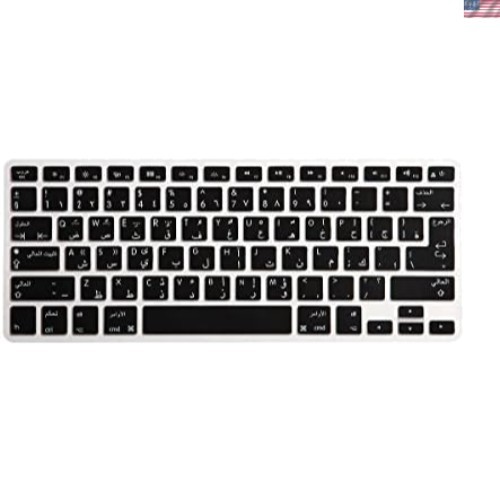 Reusable Arabic Keyboard Cover for MacBook - Easy Application, Full Protection