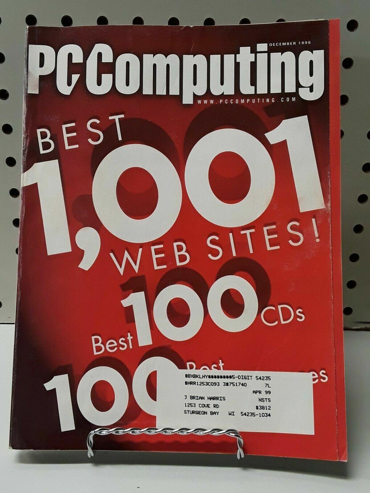 VINTAGE PC Computing Magazine - December 1996 COMPUTER Magazine RARE COLLECTIBLE