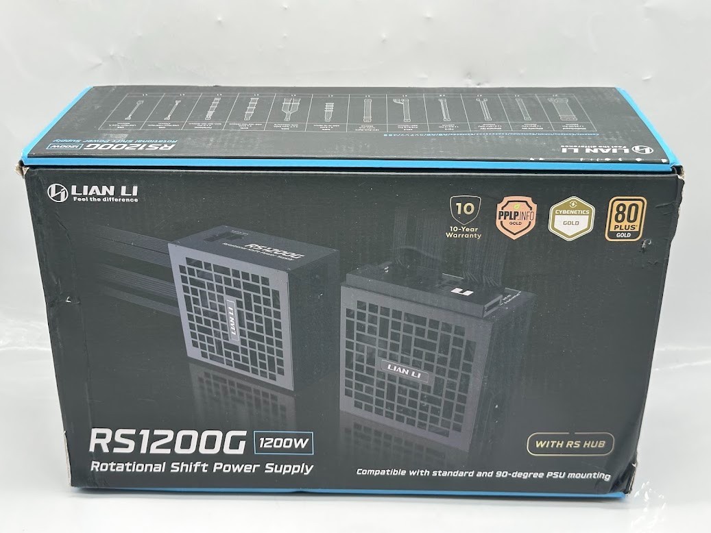 Lian Li RS1200G 1200W ATX Power Supply w/USB Fan Hub - Black (RS1200G.BH)