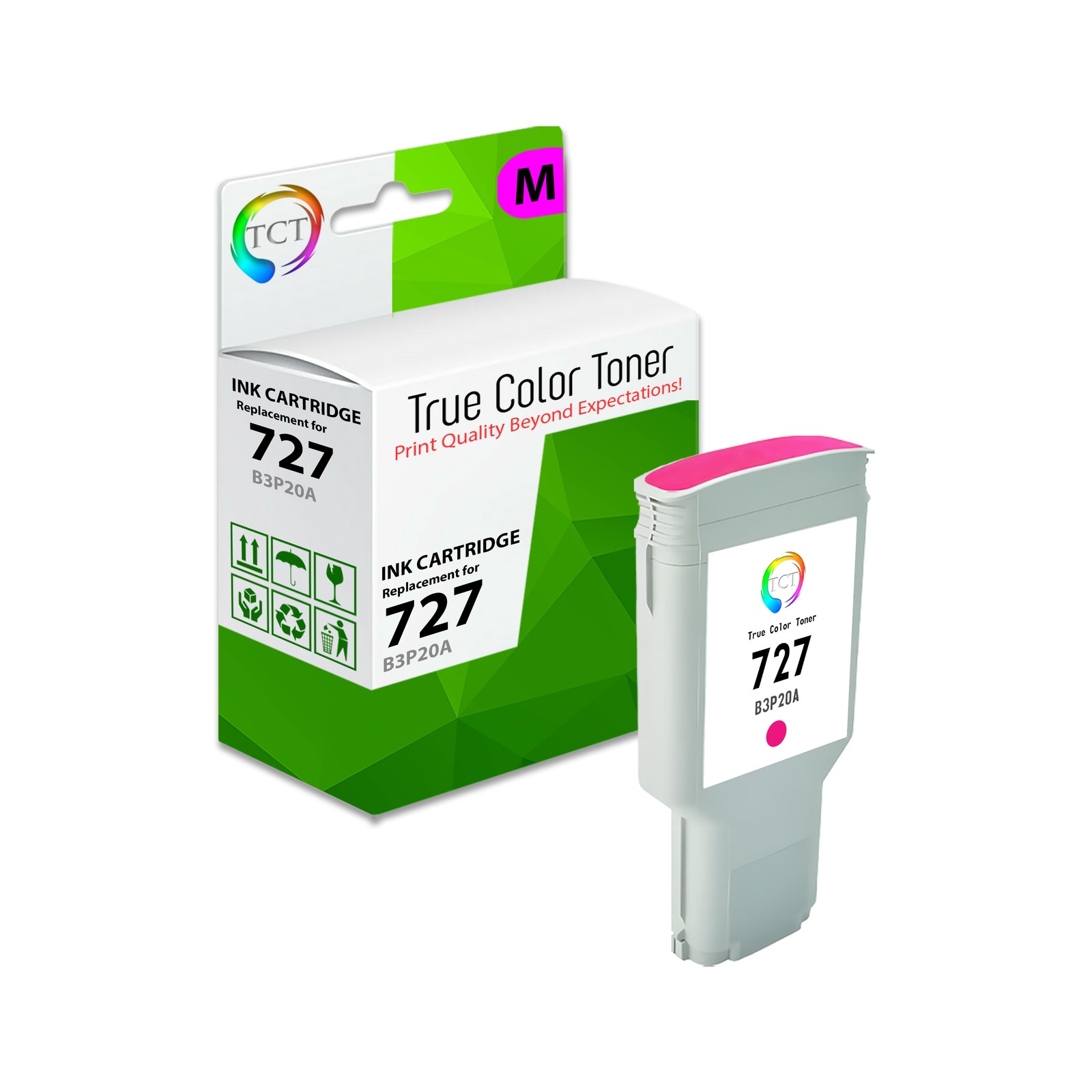 TCT Premium 727 Magenta HY Compatible for HP DesignJet T920 T930 Ink Cartridge