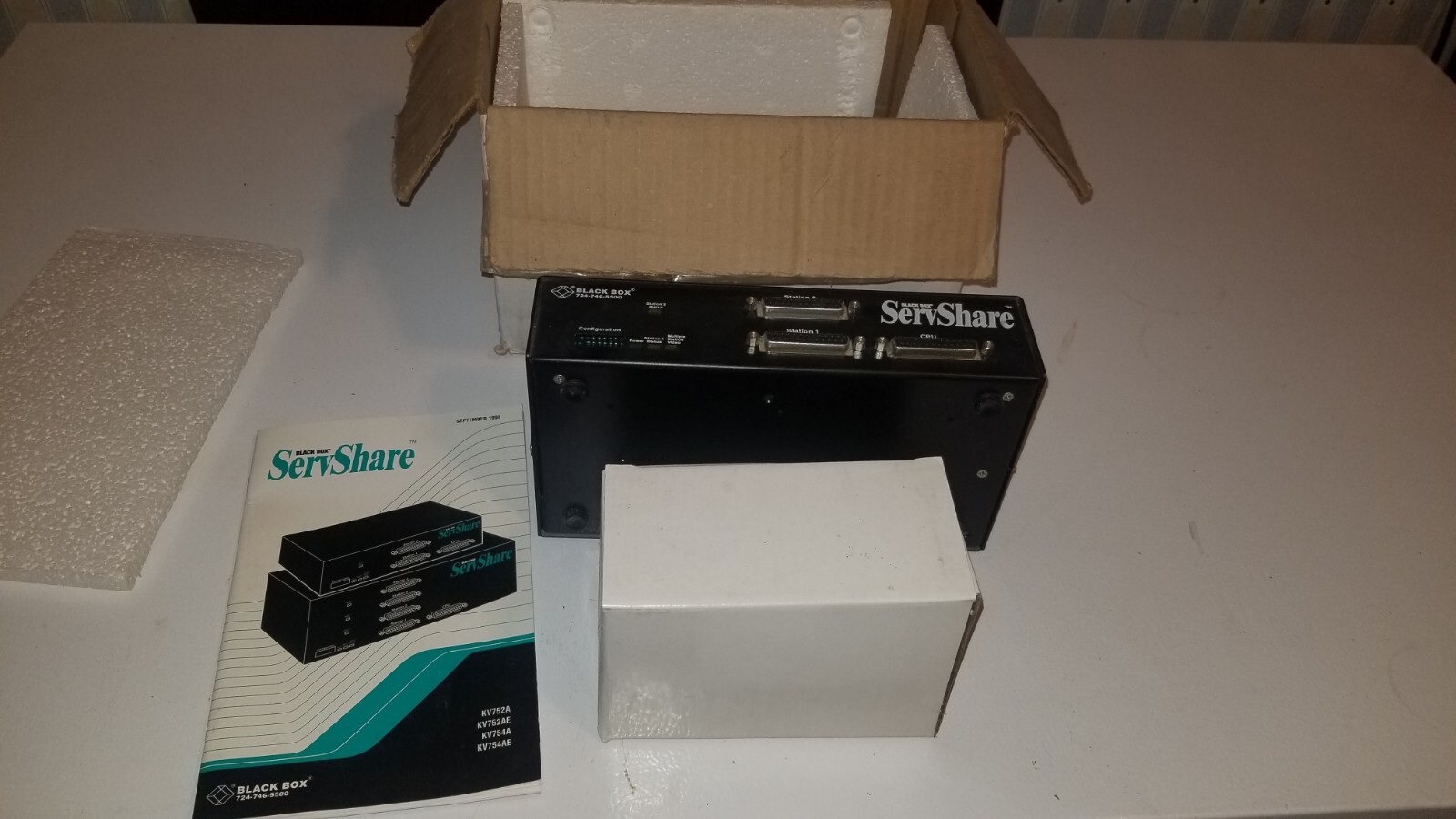 BLACK BOX KV752A ServShare KV752AE KV755A  