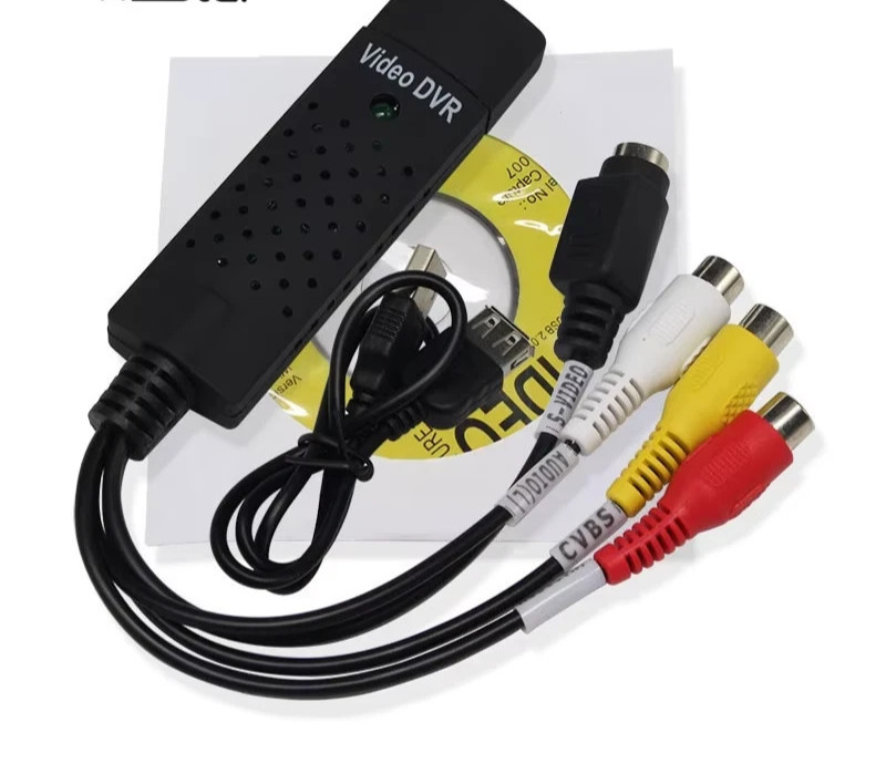 USB Video Capture Card Easy Cap VHS VCR Mini DV Hi8 DVD to Digital Converter Rca