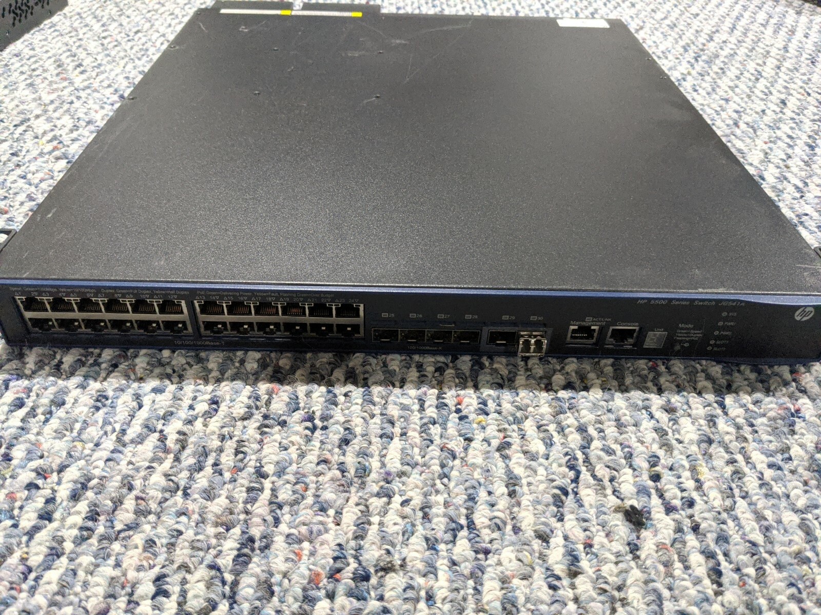 JG541A I HP 5500-24G-PoE+-4SFP HI Switch with 2 Interface Slots