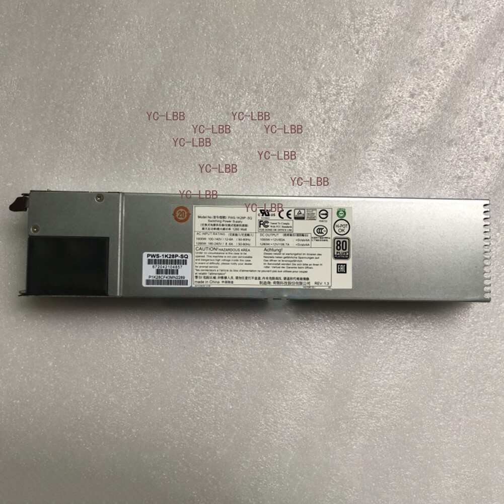 1280W PWS-1K28P-SQ Server Redundant Power Supply Module for Supermicro