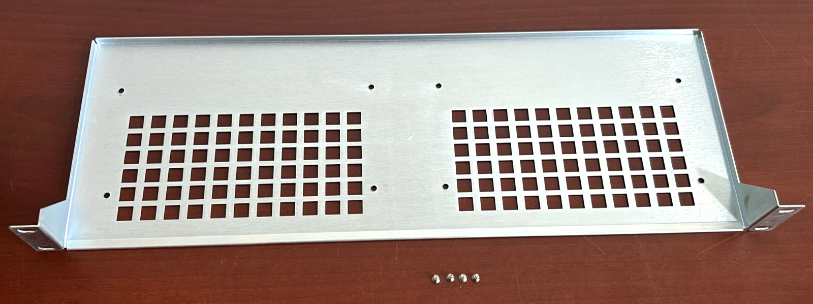 Steel 19" 1U Rack mount for AudioCodes MP-114 VoIP Gateway Static Rackmount kit