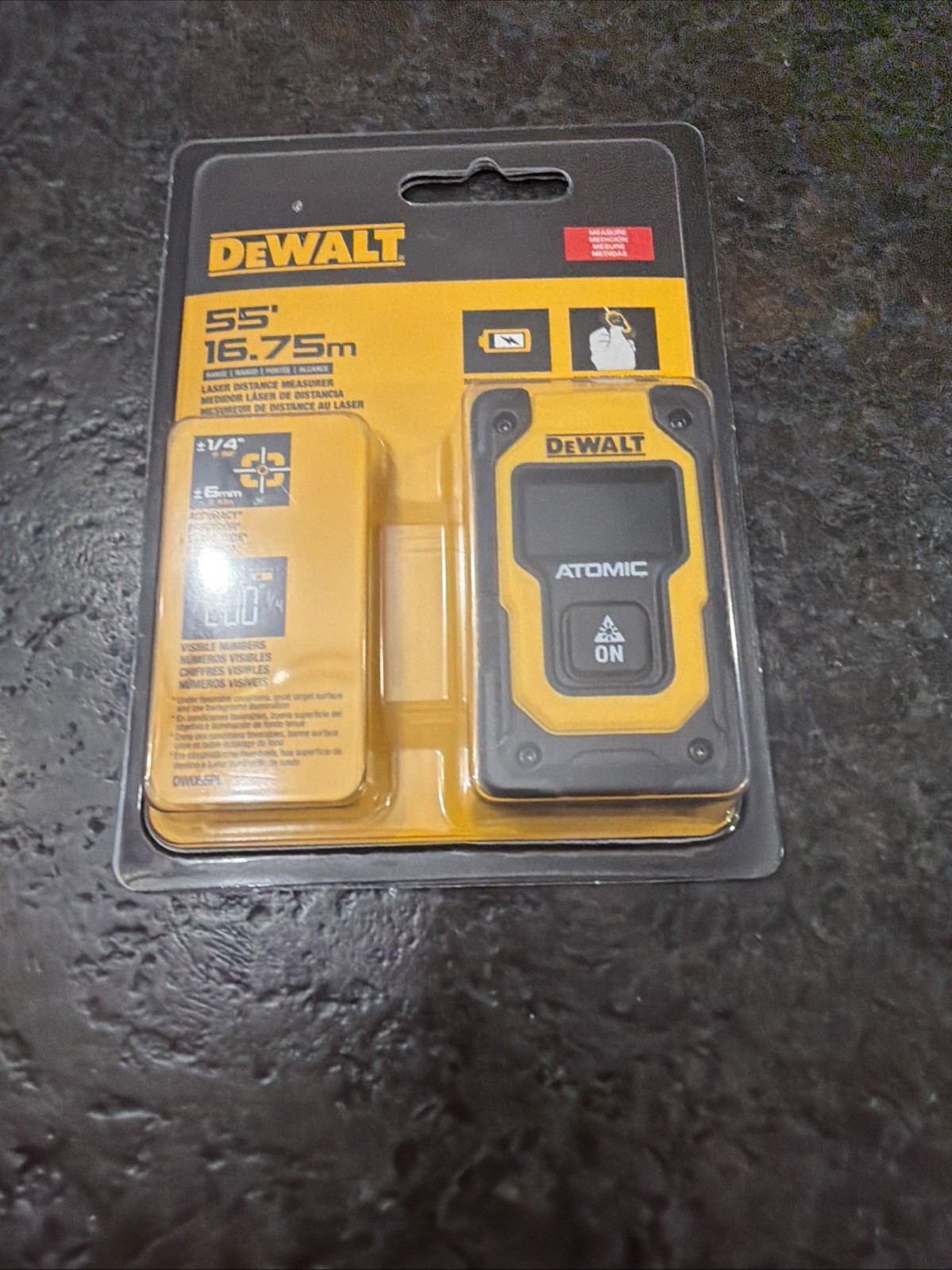 DEWALT DW055PL 55ft Atomic Laser Distance Measurer