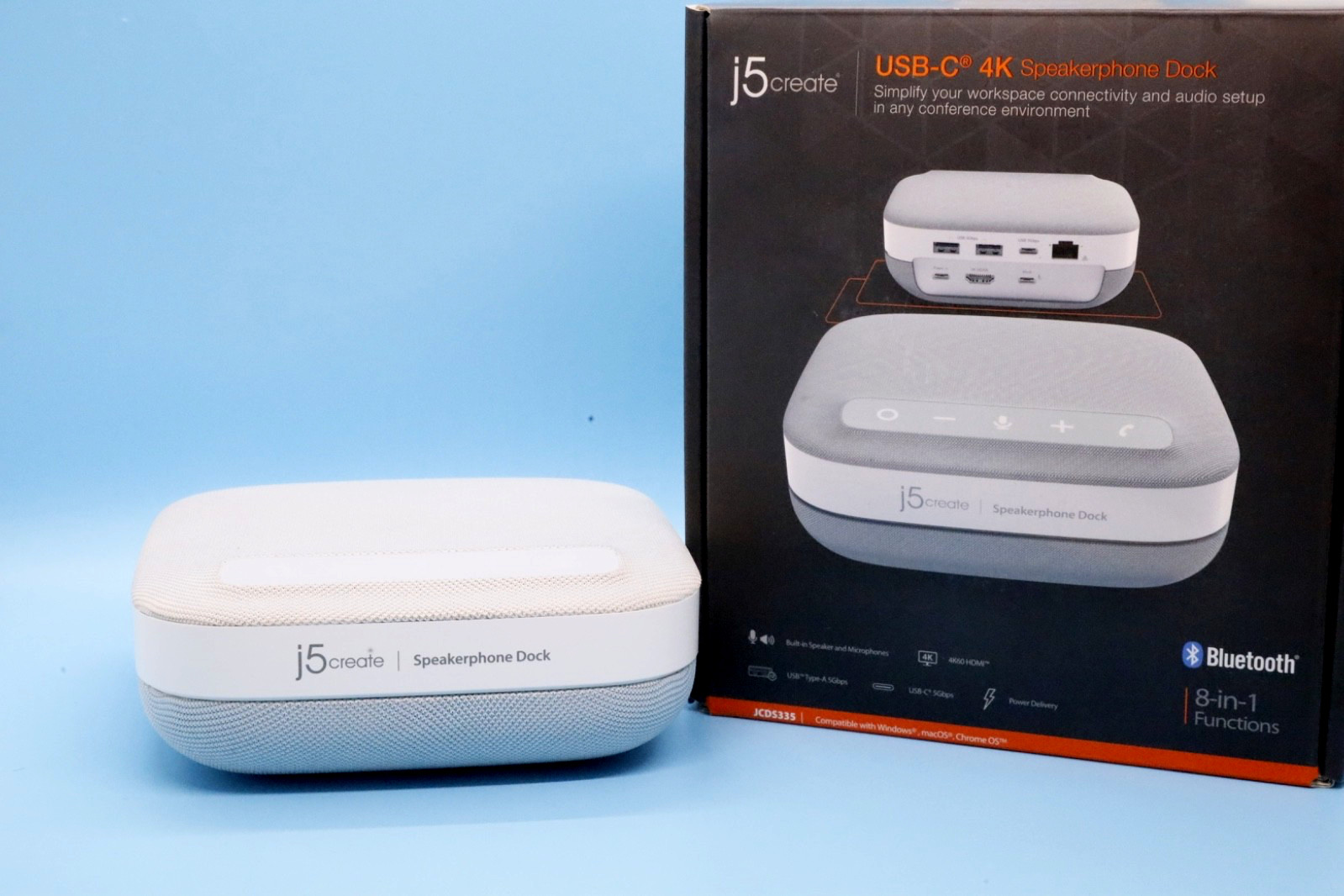 j5create USB-C Speaker/Mic/Cable Docking Station w/ Bluetooth | Orig $139.99