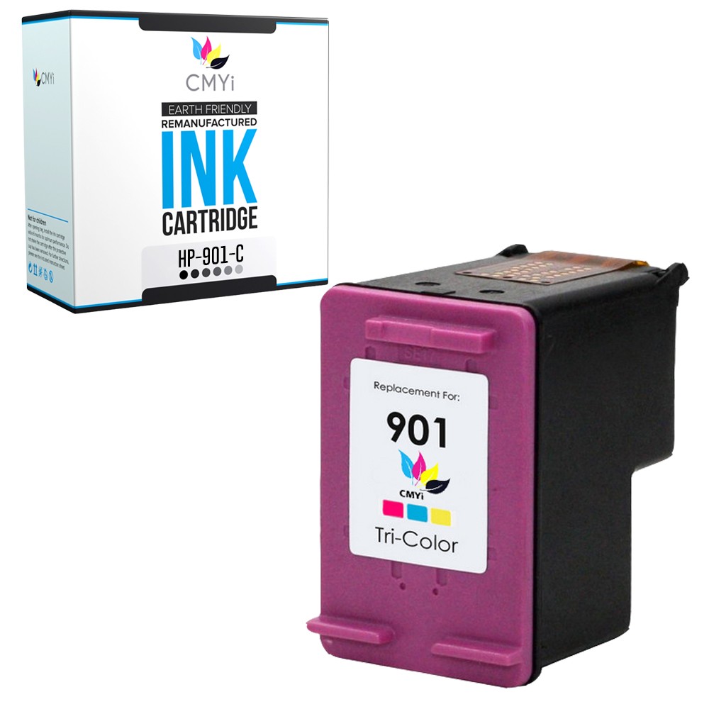 1PK Compatible HP 901 Color Ink Cartridge for OfficeJet J4500 J4524 J4525 J4535