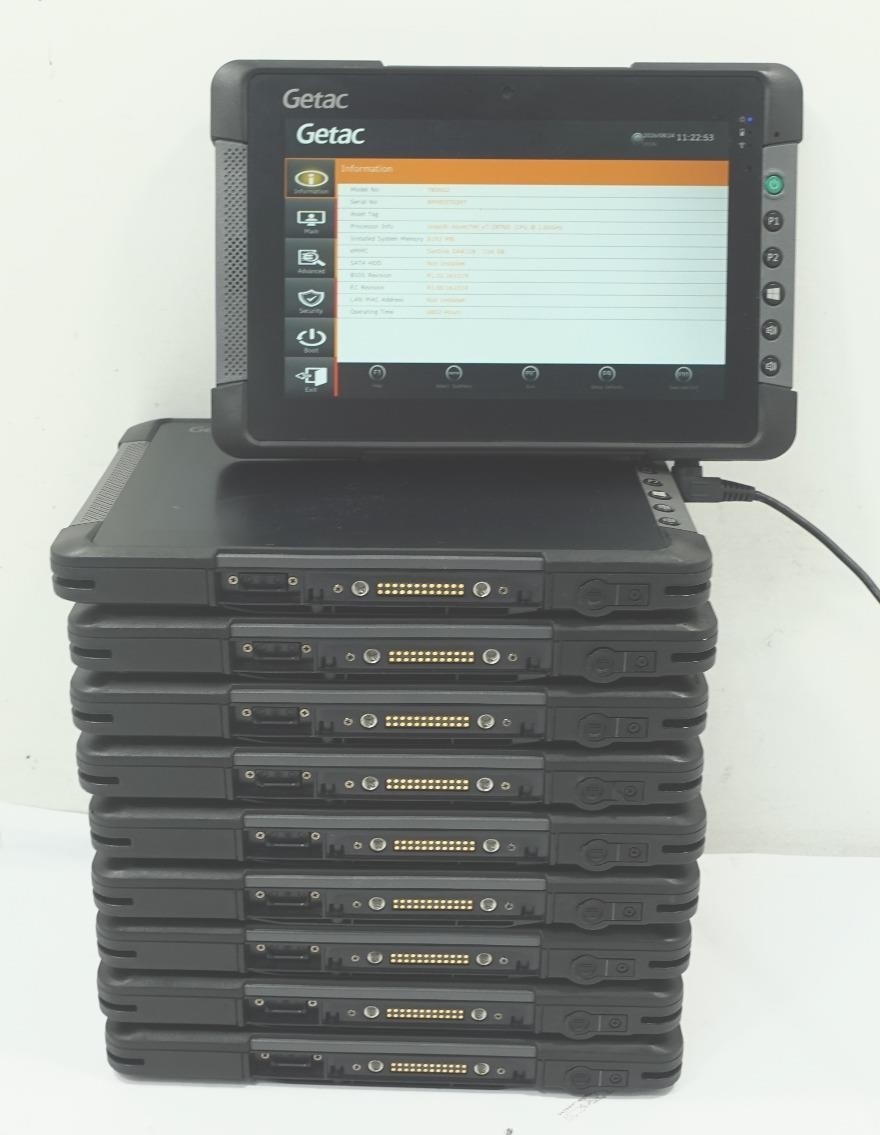 Lot 10 Getac T800 G2 Intel Atom x7-Z8750 1.6GHz 8GB RAM 128GB SSD