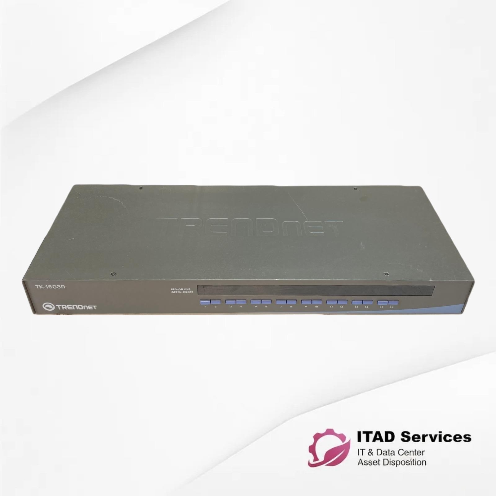 TRENDNET TK-1603R 16-Port Rack-Mountable KVM/USB Switch - B GRADE - TESTED