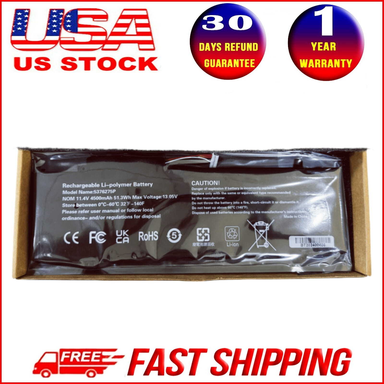 NV-509067-3S UTL-509068-3S 5376275P battery for Gateway GWTN141-10BK GWTN141-4