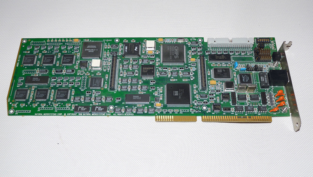 NMS Natural Microsystems ISA Adapter Board AG-T1/E1 5295 5274 5284