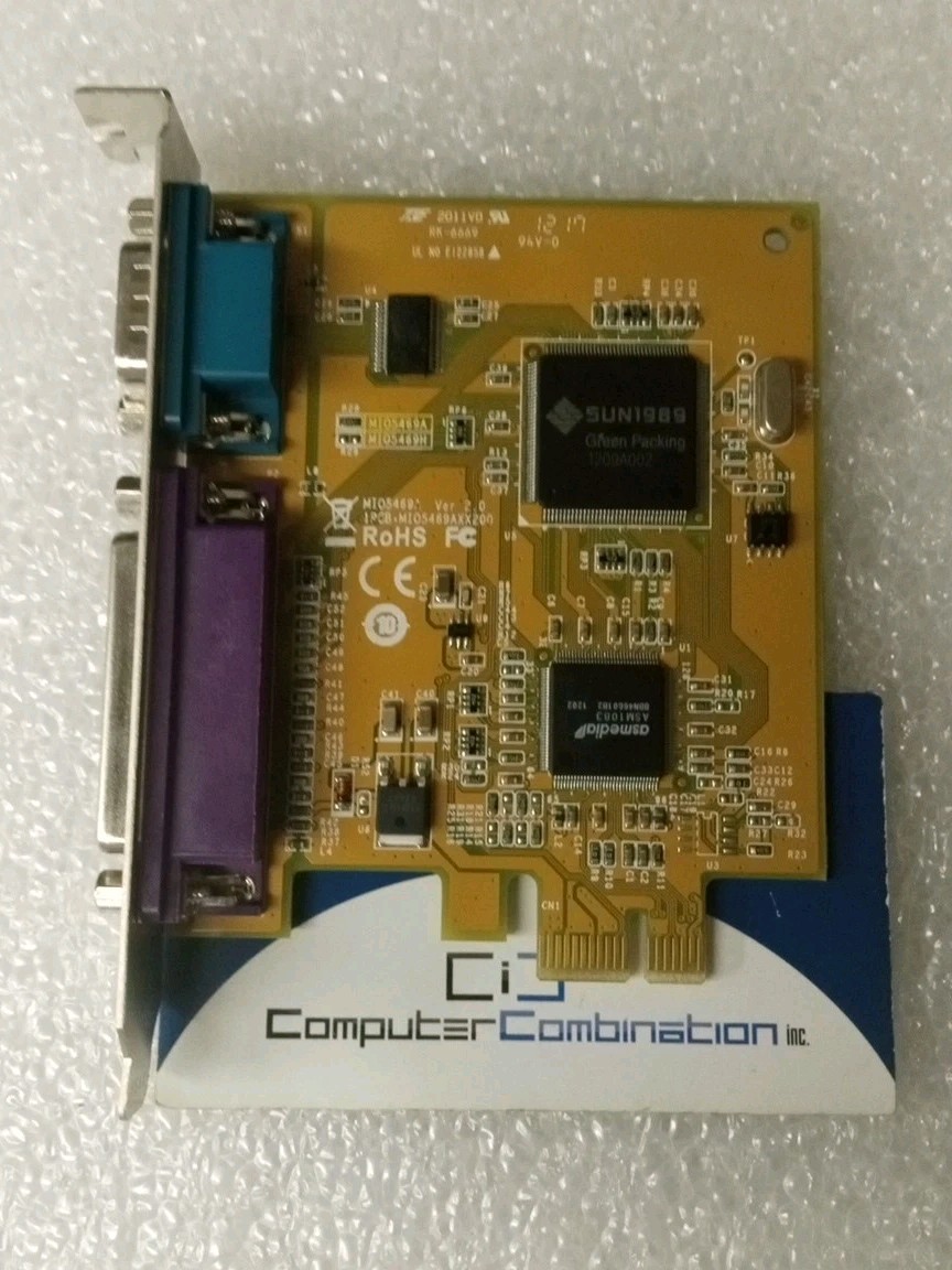 Dell RK-6669 Dual-Port Interface Adapter Card Dell P/N: 0GP385 MI05469A  Tested