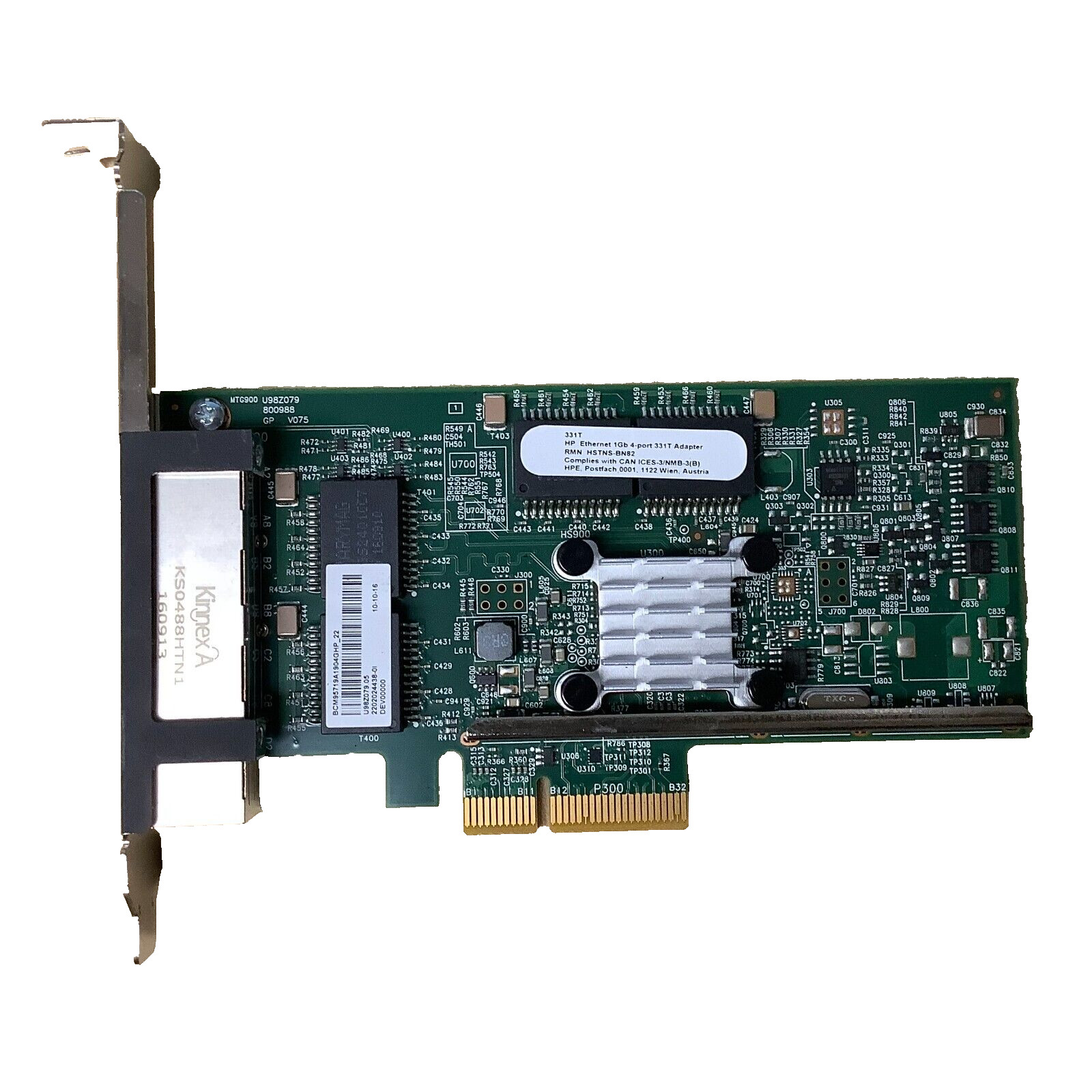 HPE 647594-B21 Ethernet 1Gb 4-Port 331T Adapter 649871-001
