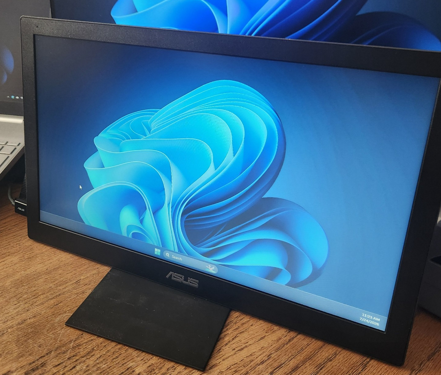 ASUS Portable Laptop Monitor 15.6" MB168B USB3 1366x768 Tested Working In Case