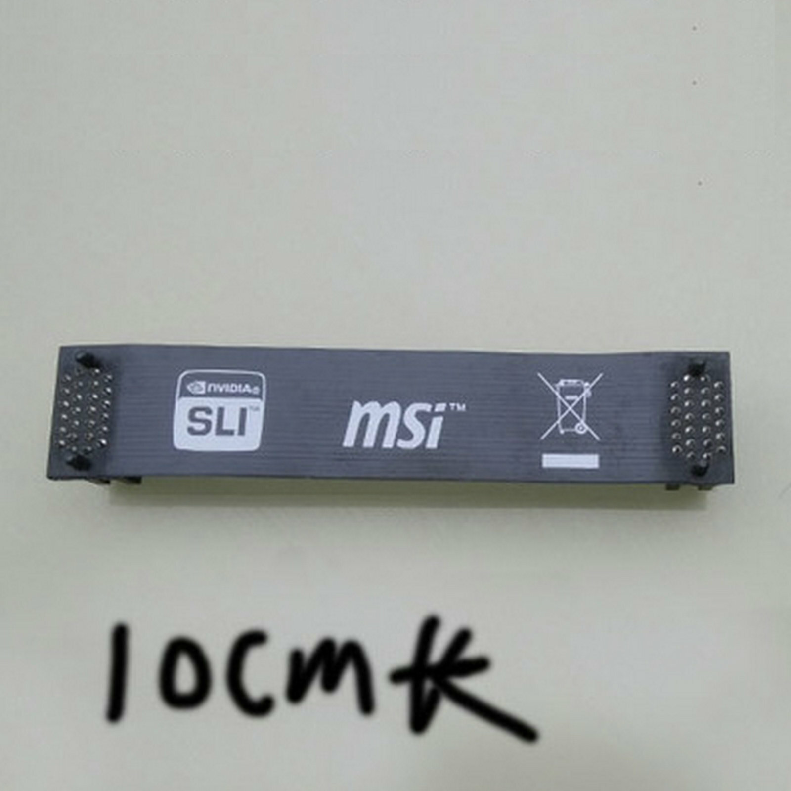 1pcs New SLI Bridge Flex Cable 100mm 2 WAYS For MSI NVIDIA Video Card Connector