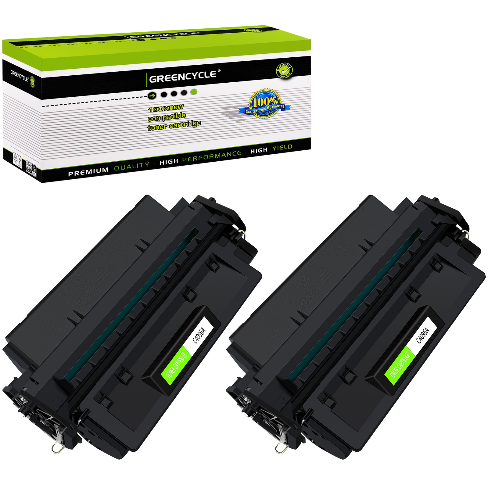2PK C4096A 96A Toner Cartridge Compatible For HP LaserJet 2100se 2200dse Printer