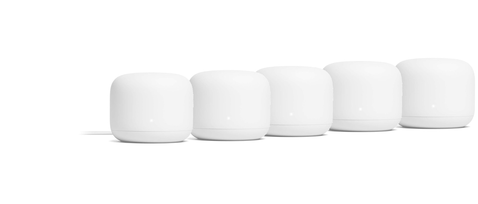Whole Mesh WiFi Router System With Google Nest 5 Pack Snow Very Good