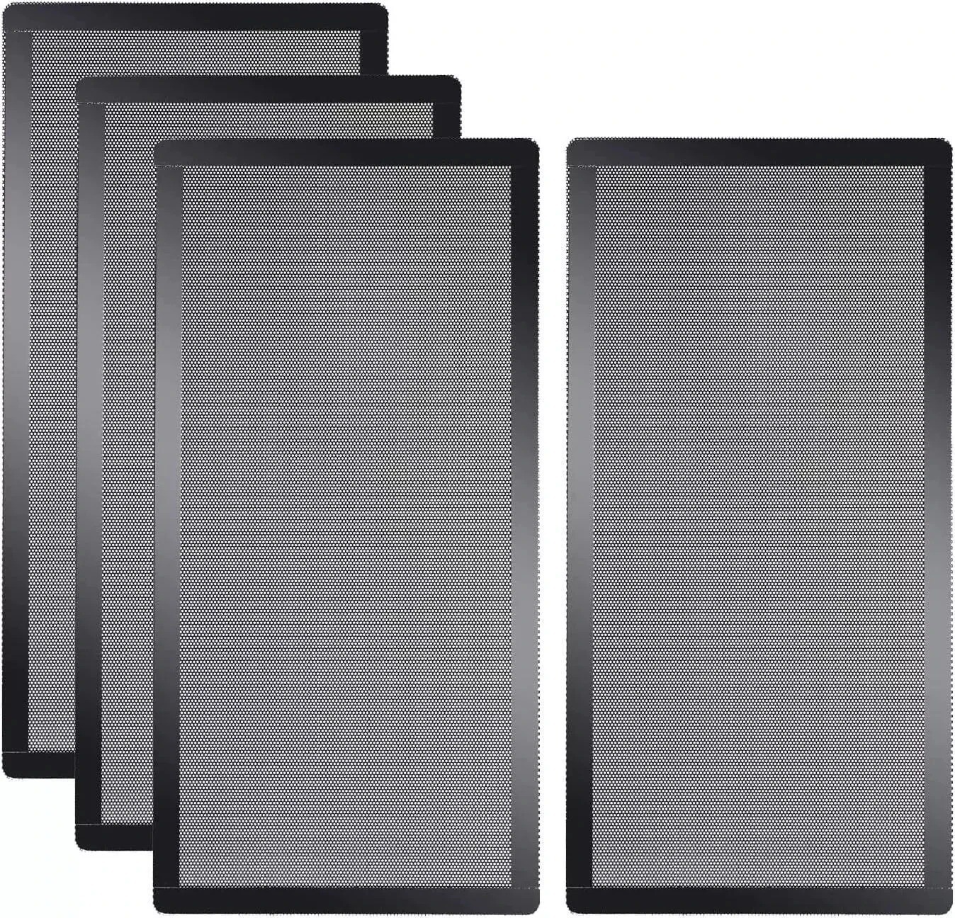 [4 Pack] 280x140mm PC Case Dust Mesh Filter, Magnetic Frame Computer Fan Dust PC