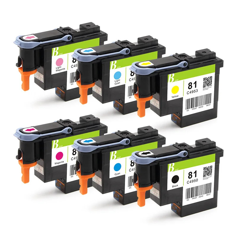 6PC/set for Hp 81 PrintHead for HP Designjet 5000 5000PC 5500 5500ps Printers
