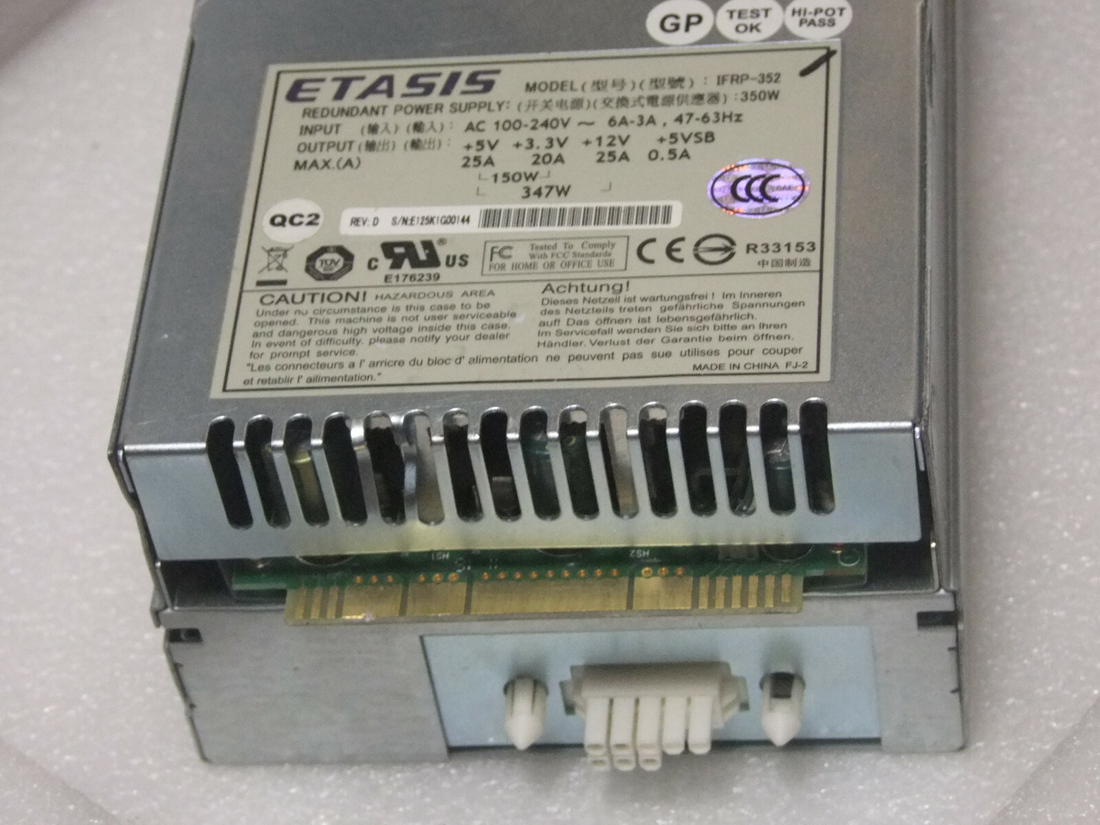 Etasis IFRP-352 350W Redundant Power Supply  IFRP352