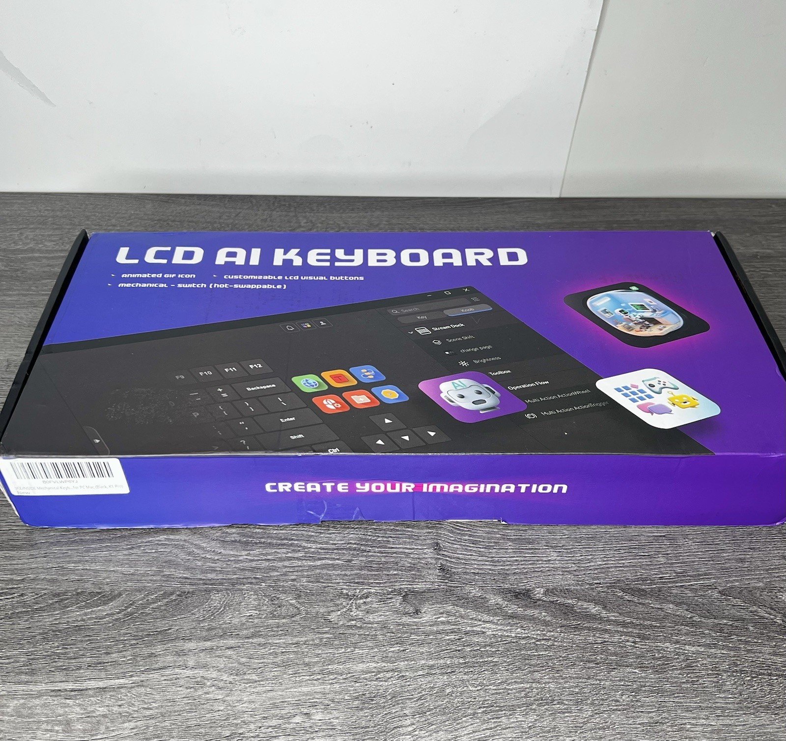 VSDinside K1 Pro 87-Key RGB Mechanical AI Keyboard - Black