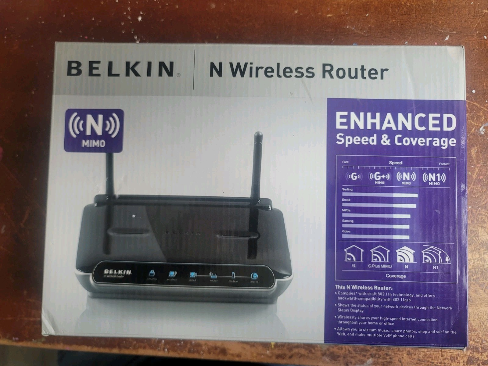 Belkin - N Wireless Router - F5D8233-4v3