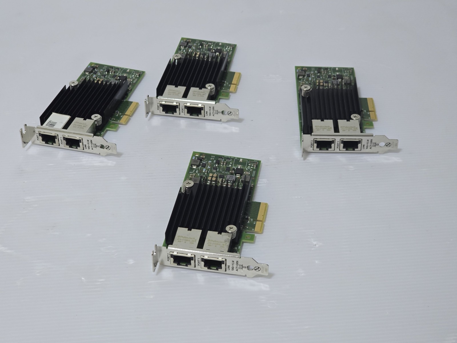 HPE 562T Dual Port 10Gb Ethernet PCIe Adapter 817736-001 840137-001 Lot of 4