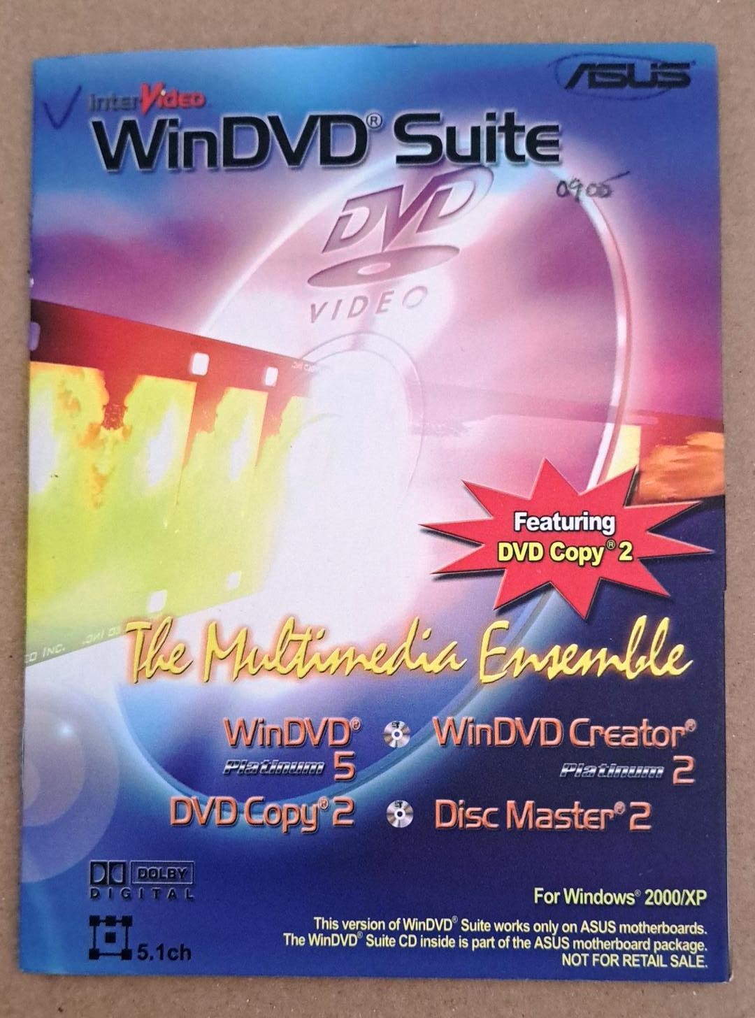 Intervideo WinDVD Suite WinDVD Creator Disc Master DVD Copy w/ License