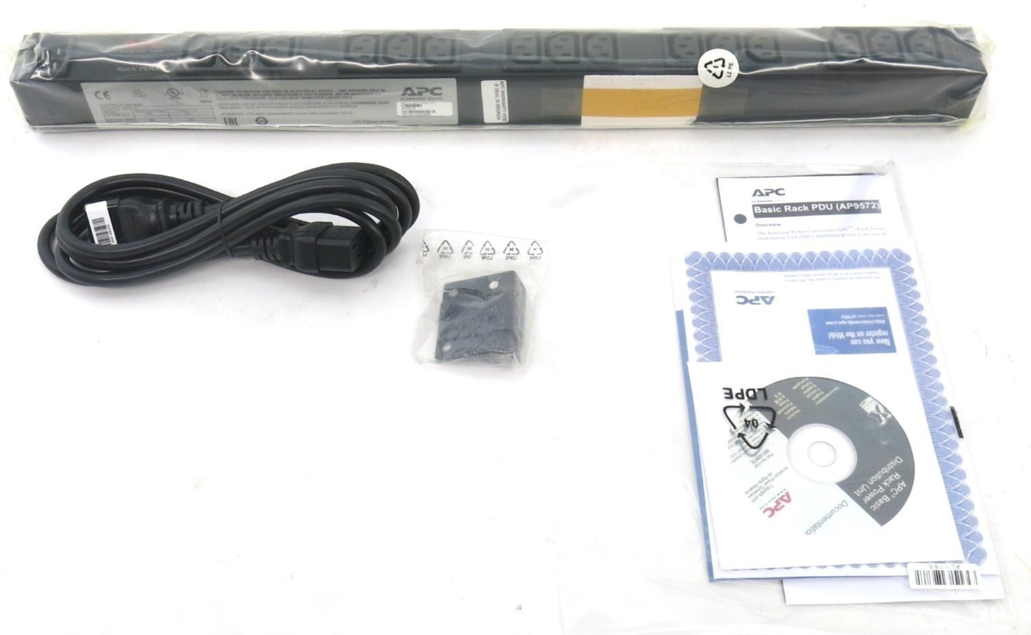 APC AP9572 UPS Rack PDU Basic 0U 16A 200V/208V/230V IEC 320 C13 Black Brown Box