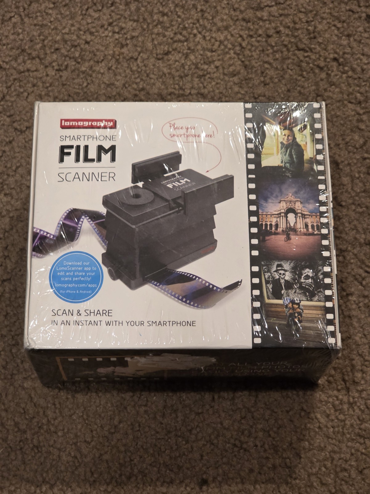 Lomography Scanner for 35mm Photo Negative Film – Smartphone Compatible