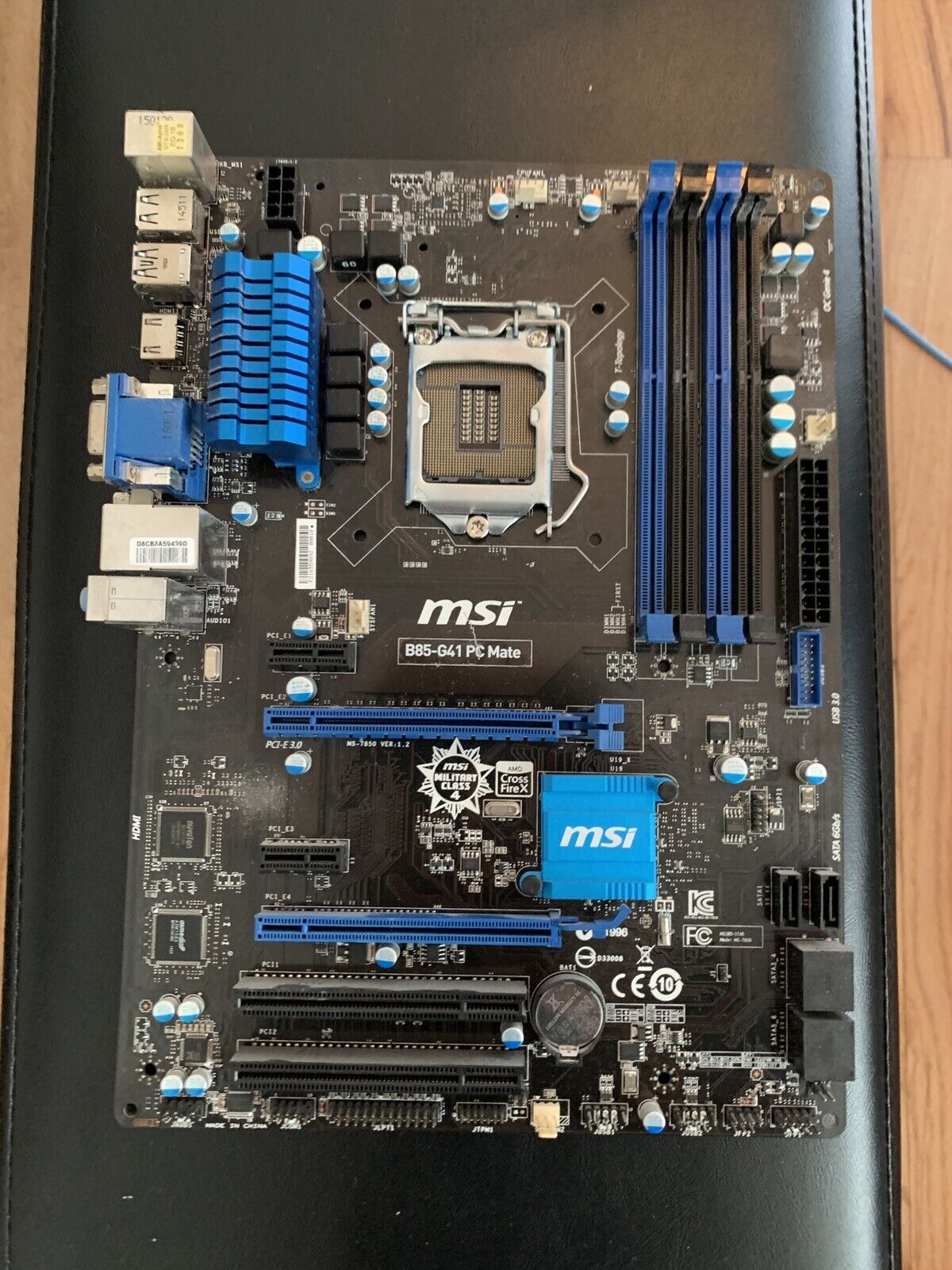 MSI B85-G41 PC Mate, LGA 1150, Intel Motherboard with io shield