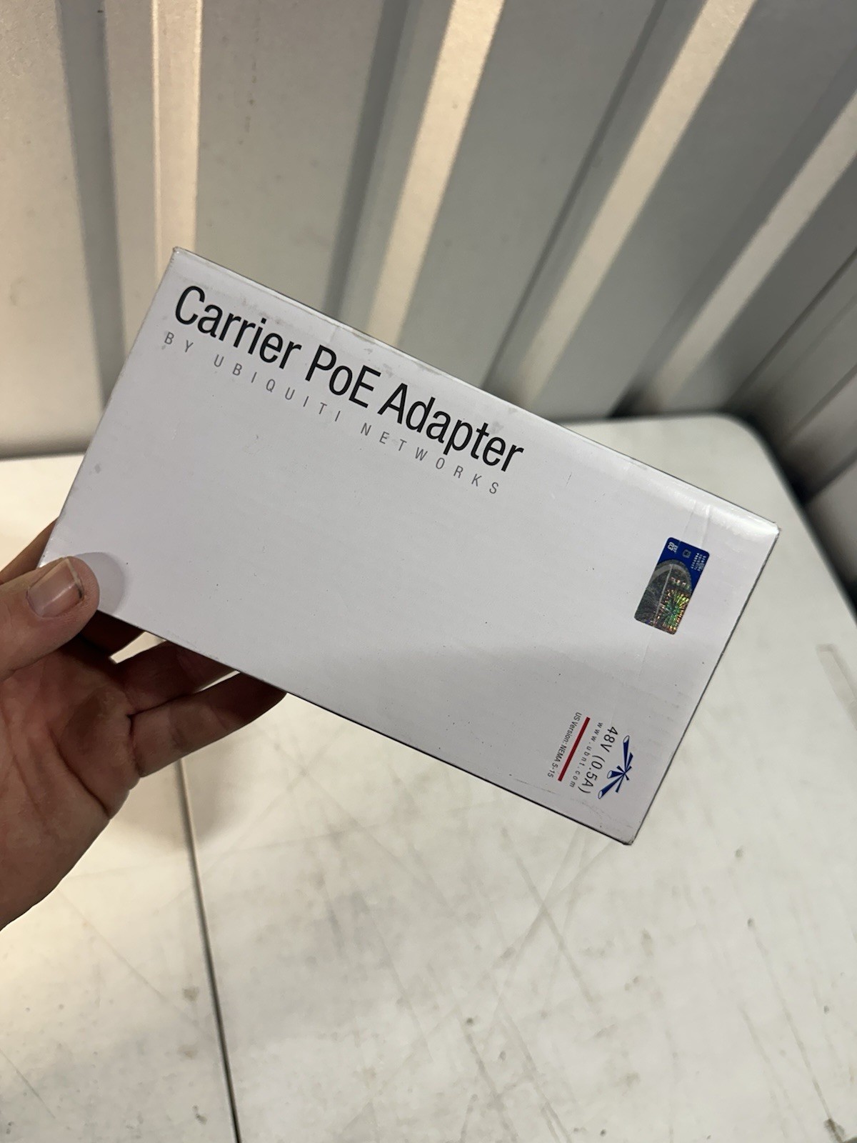 Ubiquiti Networks Carrier PoE Adapter 48V 0.5A PoE Injector w/ Power Cord