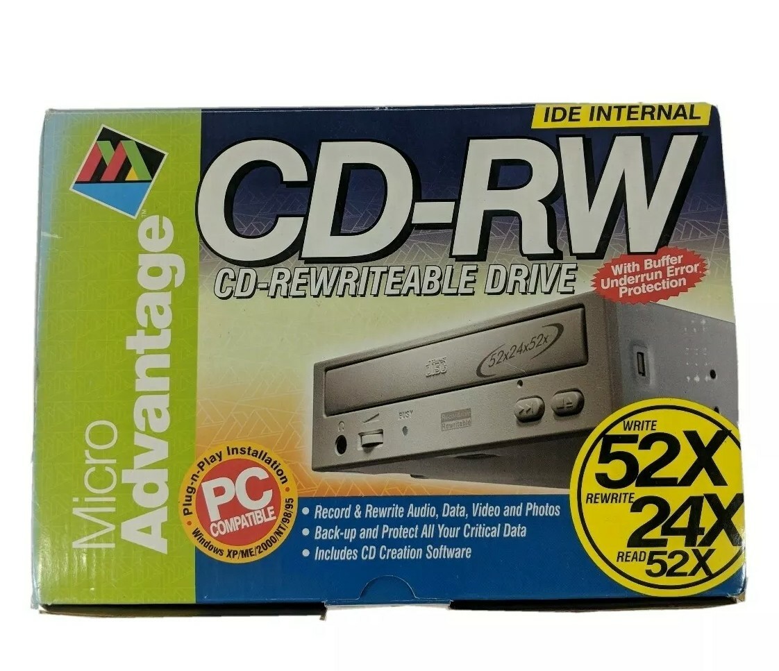 Micro Advantage 52x24x52 CD-RW Rewriteable Drive 