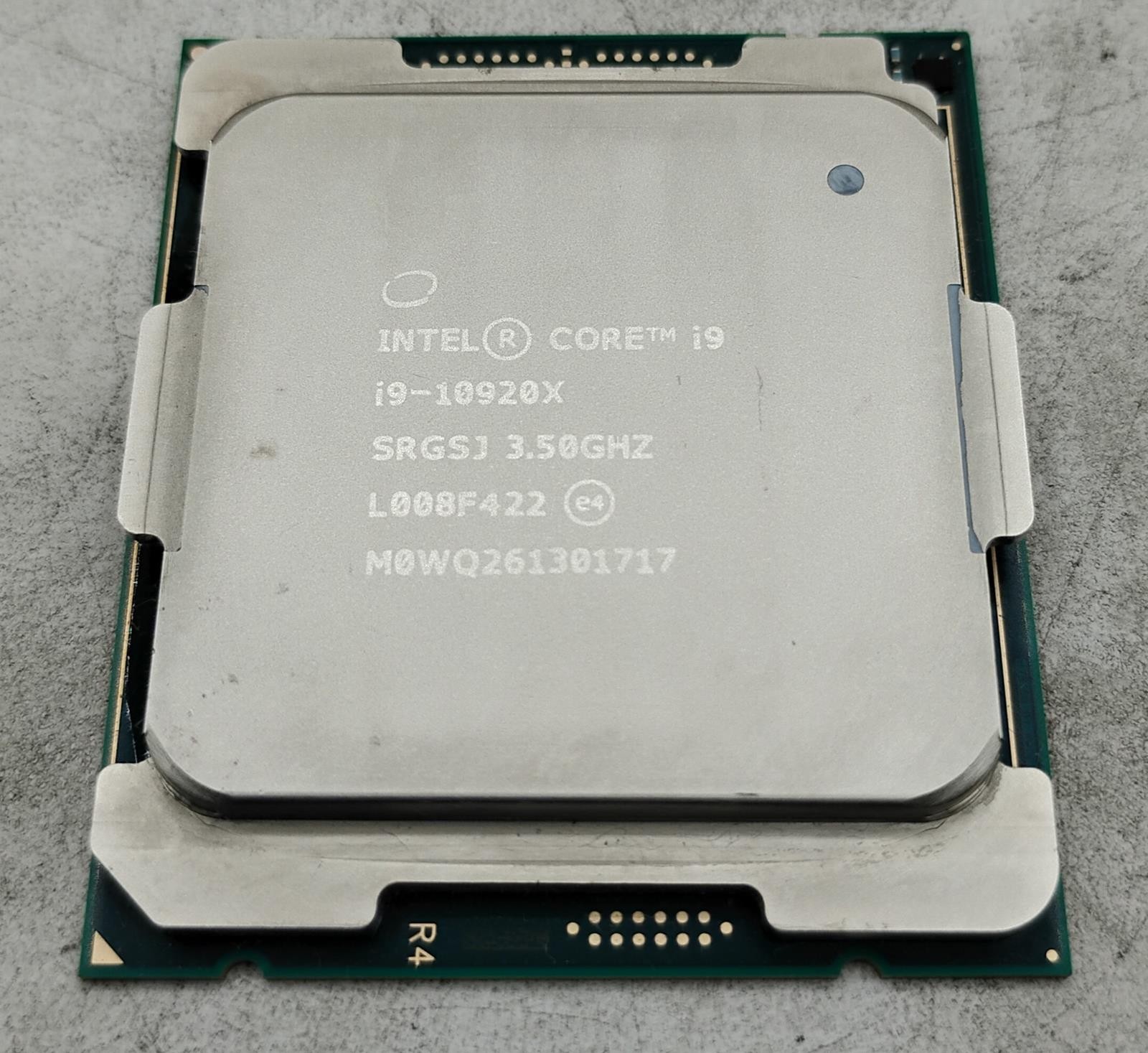 INTEL CORE I9-10920X SRGSJ 3.50GHz (4.80GHz W/ TURBO) LGA2066 PROCESSOR #197835#
